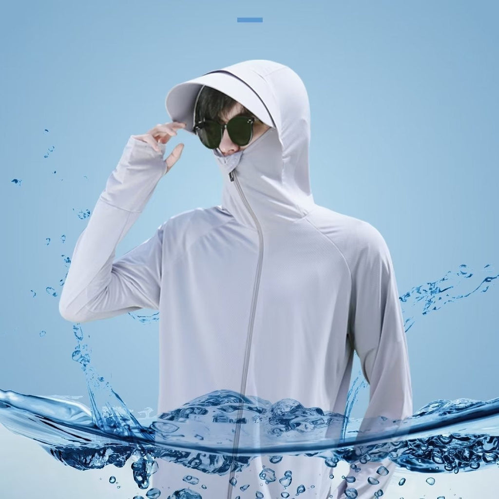 Men's Summer UV-proof Breathable Outdoor Fishing Clothes Cycling Sun-protective Clothing Lightweight - Fabs things