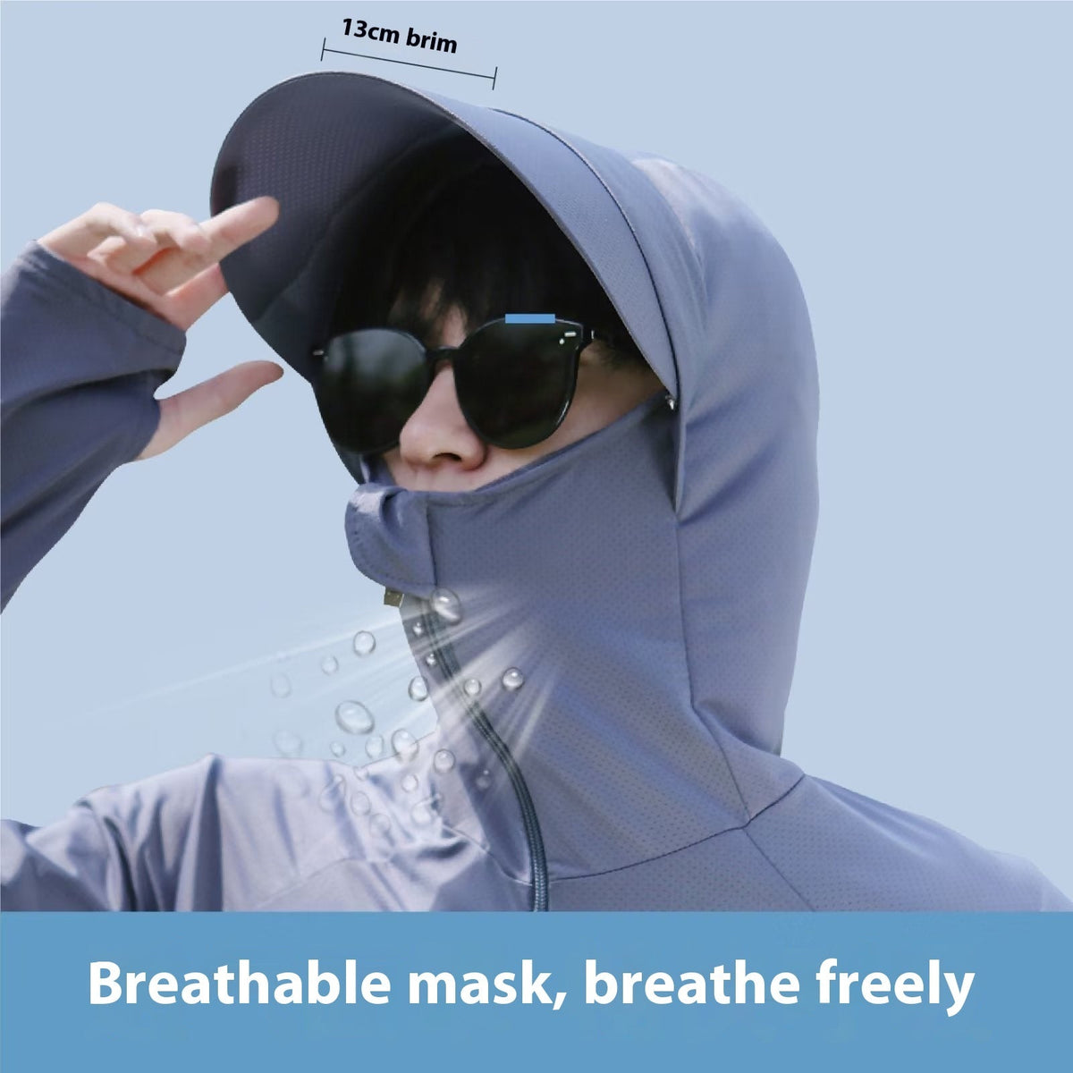 Men's Summer UV-proof Breathable Outdoor Fishing Clothes Cycling Sun-protective Clothing Lightweight - Fabs things