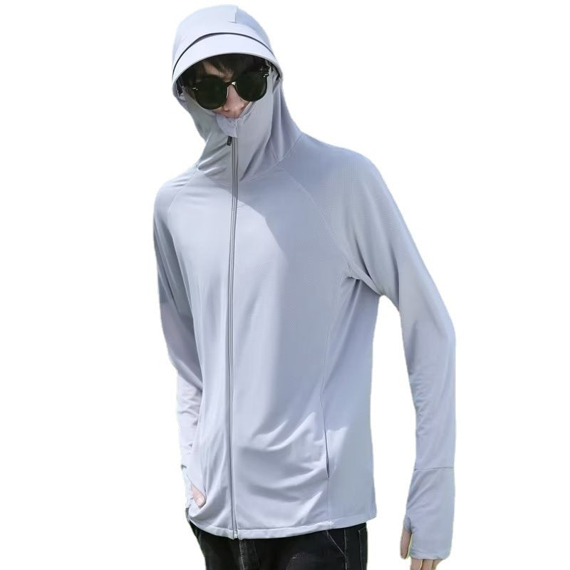 Men's Summer UV-proof Breathable Outdoor Fishing Clothes Cycling Sun-protective Clothing Lightweight - Fabs things