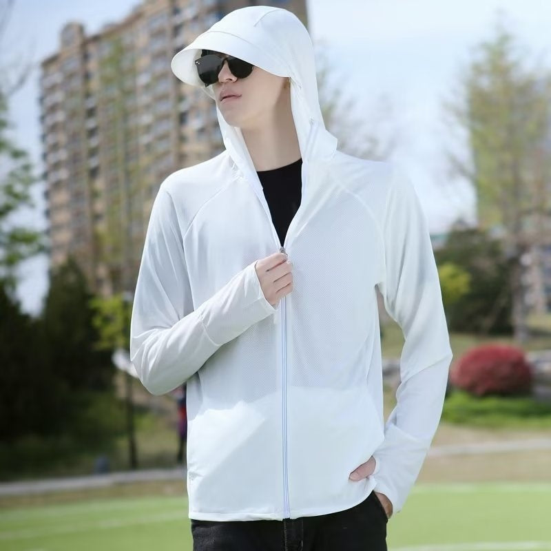 Men's Summer UV-proof Breathable Outdoor Fishing Clothes Cycling Sun-protective Clothing Lightweight - Fabs things