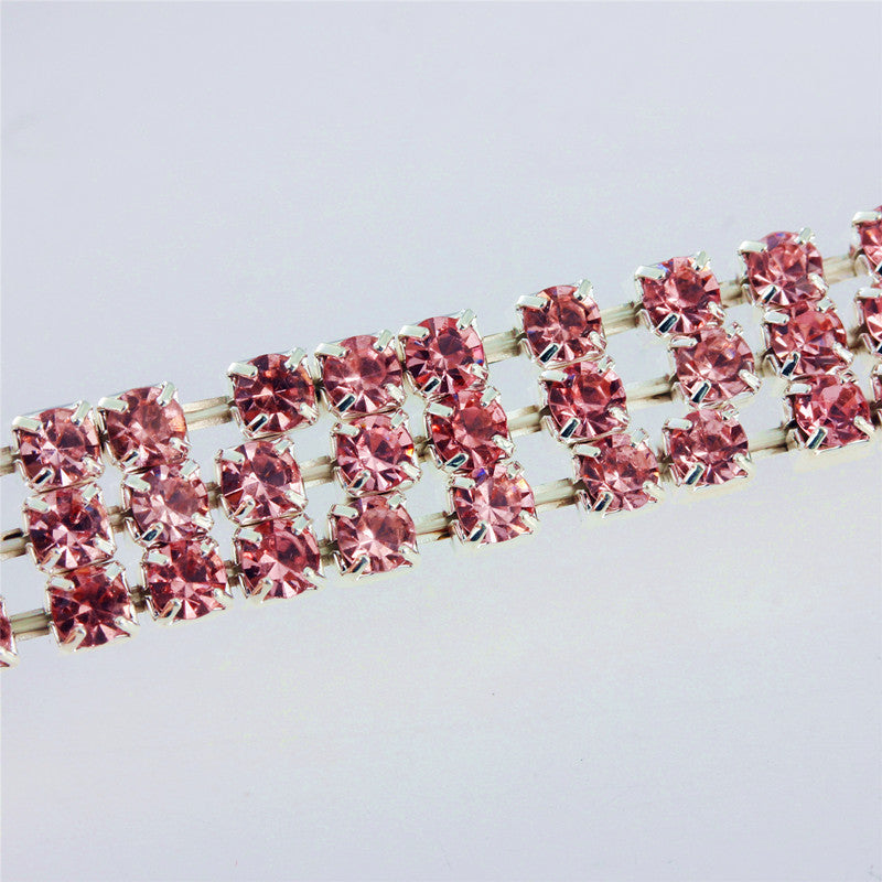 Pet Collar With Diamonds, Mixed-color Cat And Dog Supplies, Cat Claws, Elastic Cat And Dog Necklace Jewelry - Fabs things
