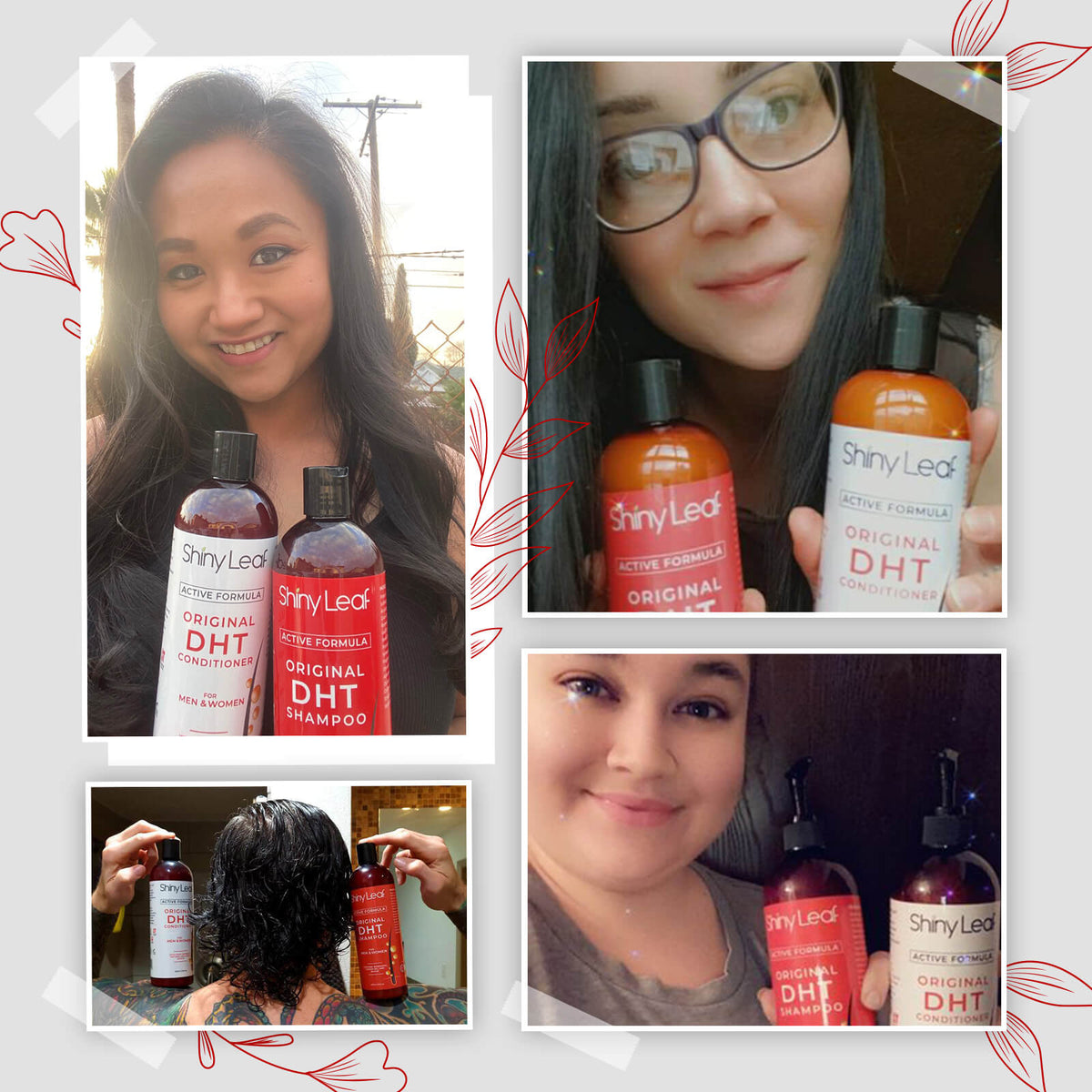 DHT Blocker Anti Hair Loss Shampoo and Conditioner set with Biotin (2 x 16 Oz) - Fabs things