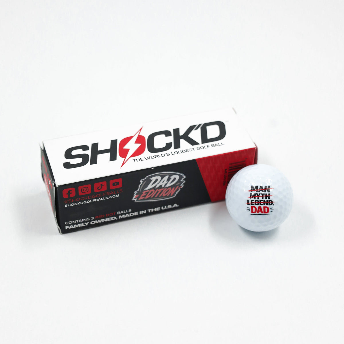 SHOCK'D Golf Balls - Fabs things