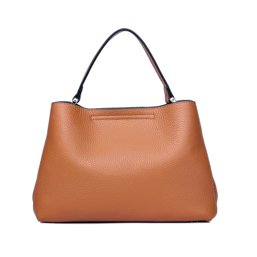 Elegant Genuine Leather Handbag - Fashionable Casual Leather Tote Purse & Shoulder Crossbody Bag for Women - Fabs things