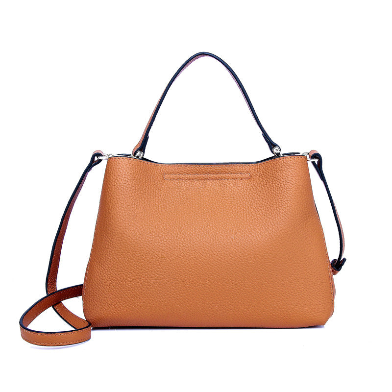 Elegant Genuine Leather Handbag - Fashionable Casual Leather Tote Purse & Shoulder Crossbody Bag for Women - Fabs things