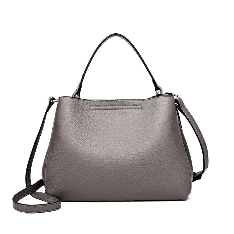 Elegant Genuine Leather Handbag - Fashionable Casual Leather Tote Purse & Shoulder Crossbody Bag for Women - Fabs things