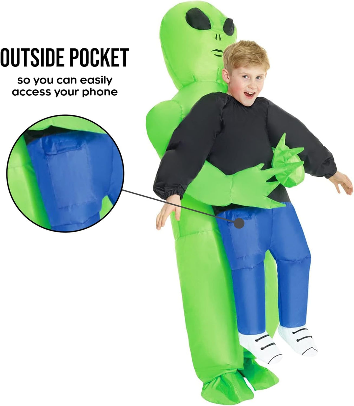 Costume for Kids, Inflated Costume, Kids Inflatable Costume, Child Inflatable Costume, Inflatable Costume Kids, Abducted by Aliens Costume, Blow Up Costume - Fabs things