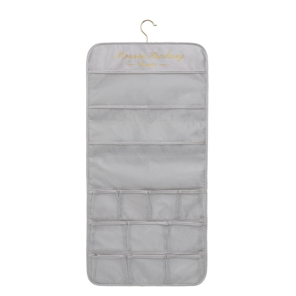 Underwear storage hanging bag, wall-mounted double-sided storage bag, underwear bra socks finishing bag, wardrobe hanging bag - Fabs things