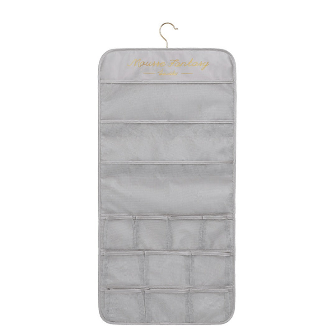 Underwear storage hanging bag, wall-mounted double-sided storage bag, underwear bra socks finishing bag, wardrobe hanging bag - Fabs things