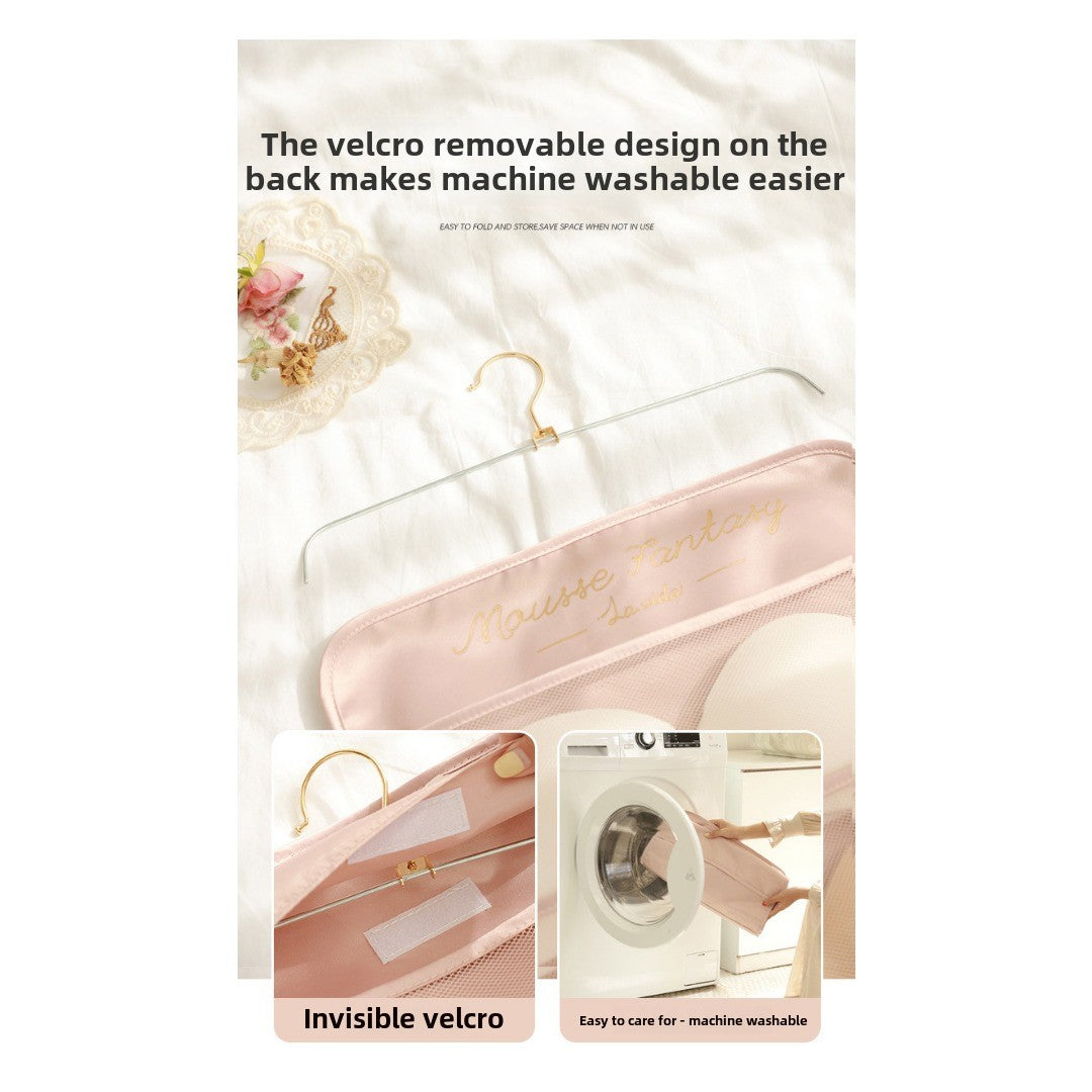 Underwear storage hanging bag, wall-mounted double-sided storage bag, underwear bra socks finishing bag, wardrobe hanging bag - Fabs things