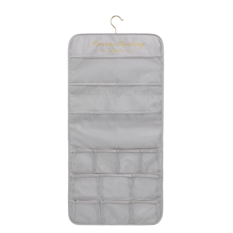 Underwear storage hanging bag, wall-mounted double-sided storage bag, underwear bra socks finishing bag, wardrobe hanging bag - Fabs things