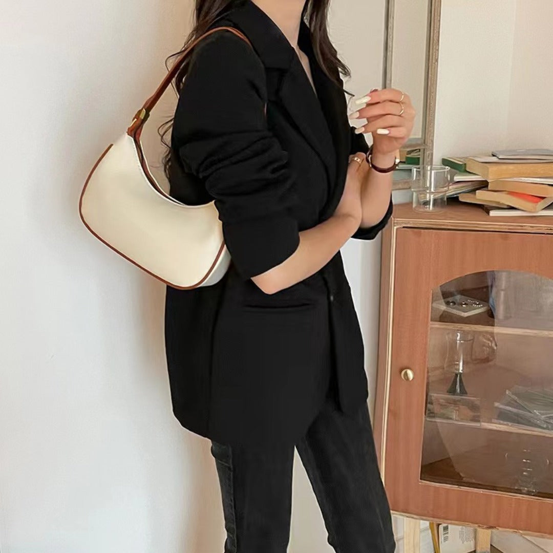 Elegant Small Shoulder Purse – Stylish shoulder Bag & Half Moon Bag for Women, Perfect Autumn Hobo Shoulder Handbag - Fabs things