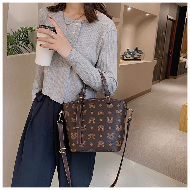 Niche design handbags fashion single shoulder bag Small bucket purse crossbody tote - Fabs things