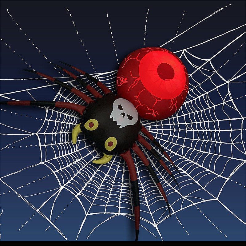 PVC inflatable spider LED luminous inflatable spider Halloween luminous inflatable decorative ornament - Fabs things