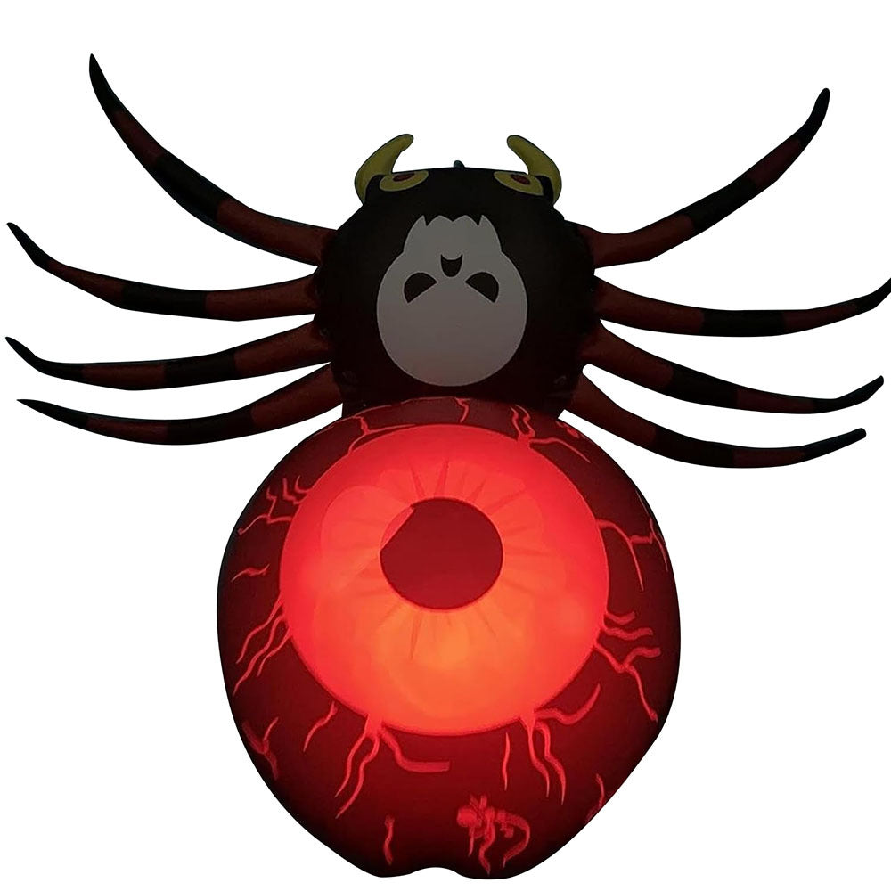 PVC inflatable spider LED luminous inflatable spider Halloween luminous inflatable decorative ornament - Fabs things