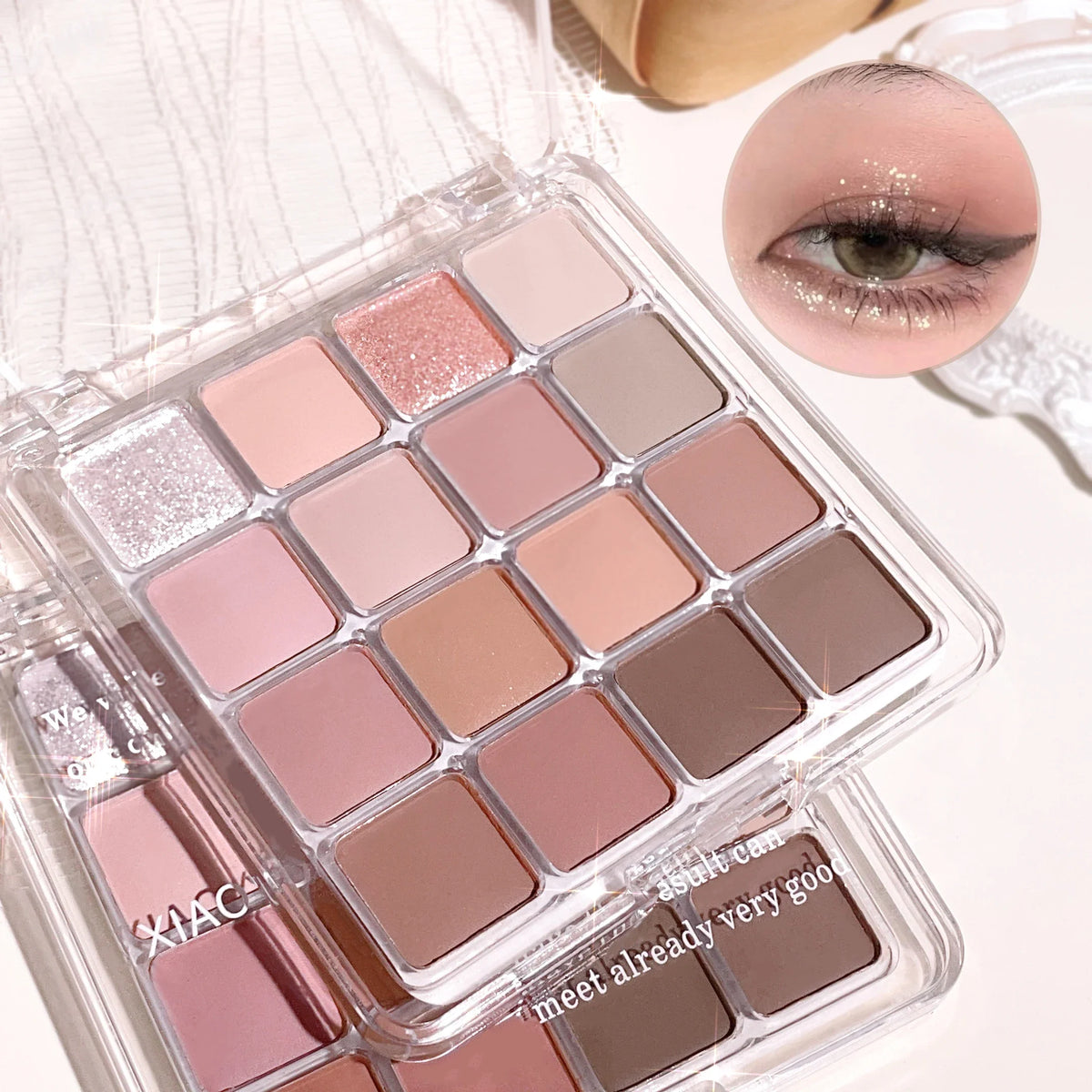Sixteen-color sunset magic eye shadow plate pearl matte earth color Korean makeup eye shadow - Fabs things