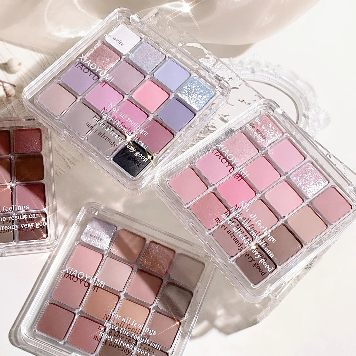 Sixteen-color sunset magic eye shadow plate pearl matte earth color Korean makeup eye shadow - Fabs things