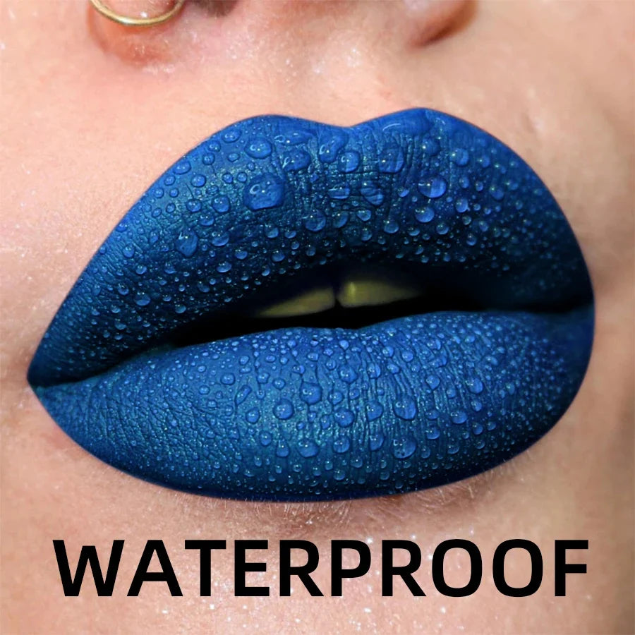 19 colors Matte Velvet Lip Gloss Waterproof Liquid Lipstick Nude Black Lips tint Makeup Lip Glaze Cosmetics Red Lip Stain Beauty - Fabs things