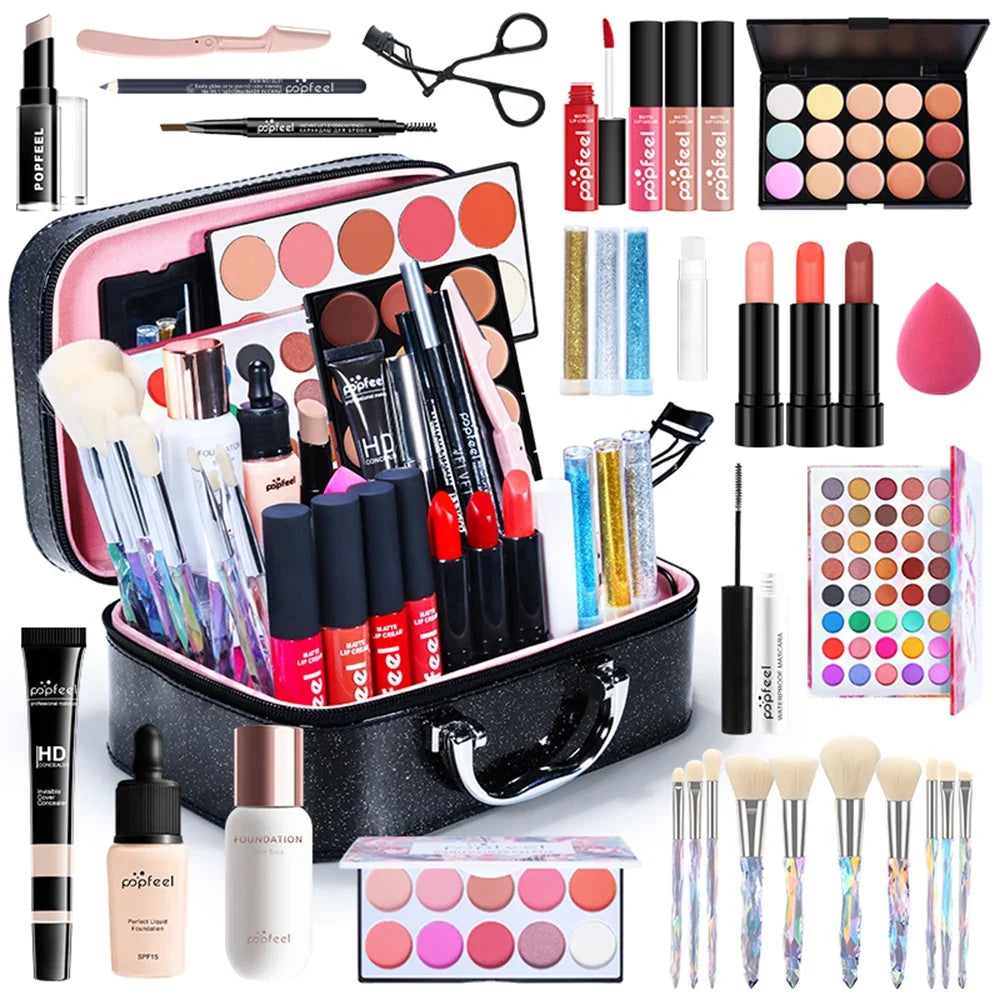 POPFEEL All In One Makeup Kit  for Women Full Kit Set, All in One Makeup Sets Include Eyebrow Eyeliner Eyeshadow - Fabs things