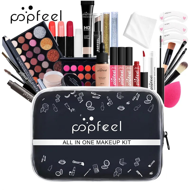 POPFEEL All In One Makeup Kit  for Women Full Kit Set, All in One Makeup Sets Include Eyebrow Eyeliner Eyeshadow - Fabs things