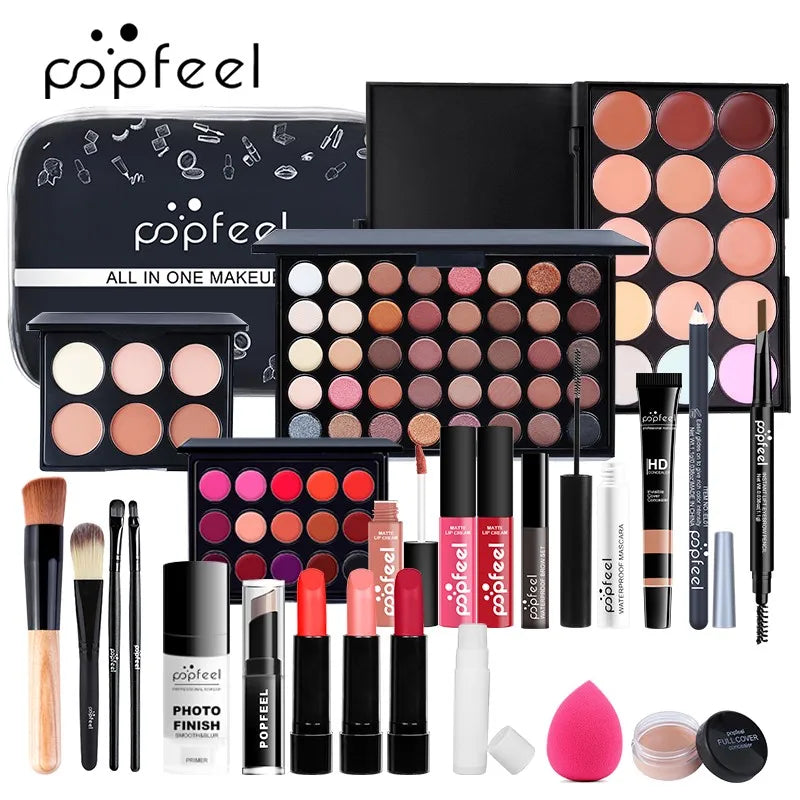 POPFEEL All In One Makeup Kit  for Women Full Kit Set, All in One Makeup Sets Include Eyebrow Eyeliner Eyeshadow - Fabs things