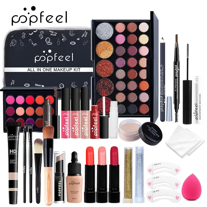 POPFEEL All In One Makeup Kit  for Women Full Kit Set, All in One Makeup Sets Include Eyebrow Eyeliner Eyeshadow - Fabs things