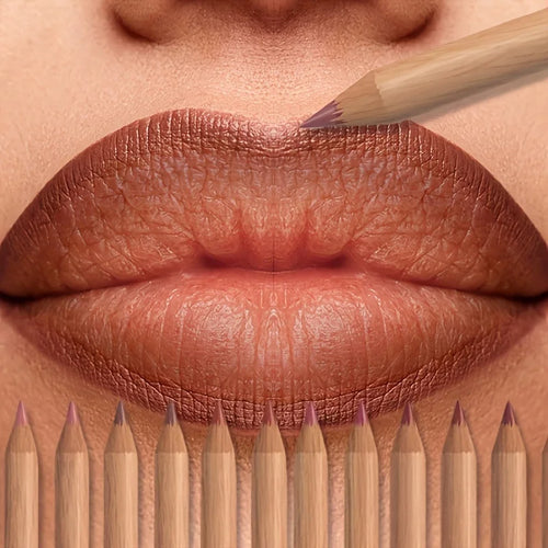 6pcs Velvet Matte Lip Liner Set - Long-Lasting Versatile Shades Longlasting Lip Makeup Berry, Brown, Pink Lip Pencil - Fabs things