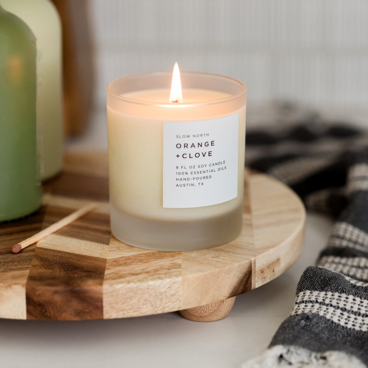 Orange + Clove - Signature Soy Candle - Fabs things