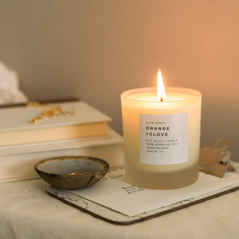 Orange + Clove - Signature Soy Candle - Fabs things