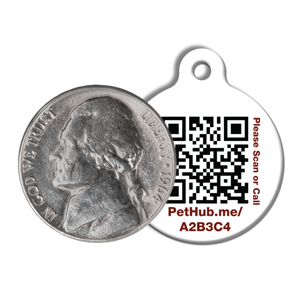 PetHub QR Pet ID Tag – Classic Aluminum - Fabs things