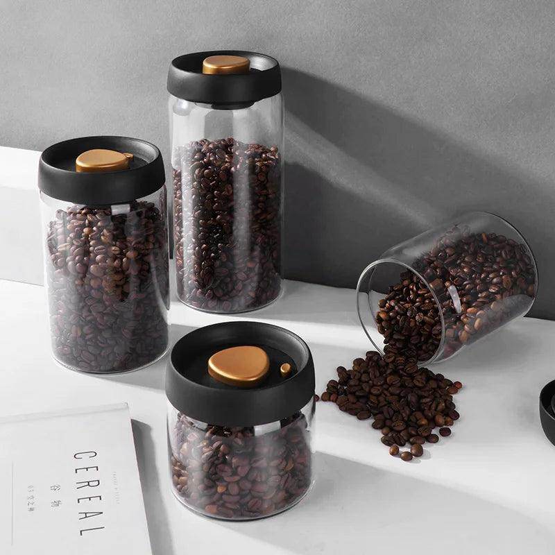 Vacuum Sealed Jug Coffee Beans Airtight Canister - Fabs things