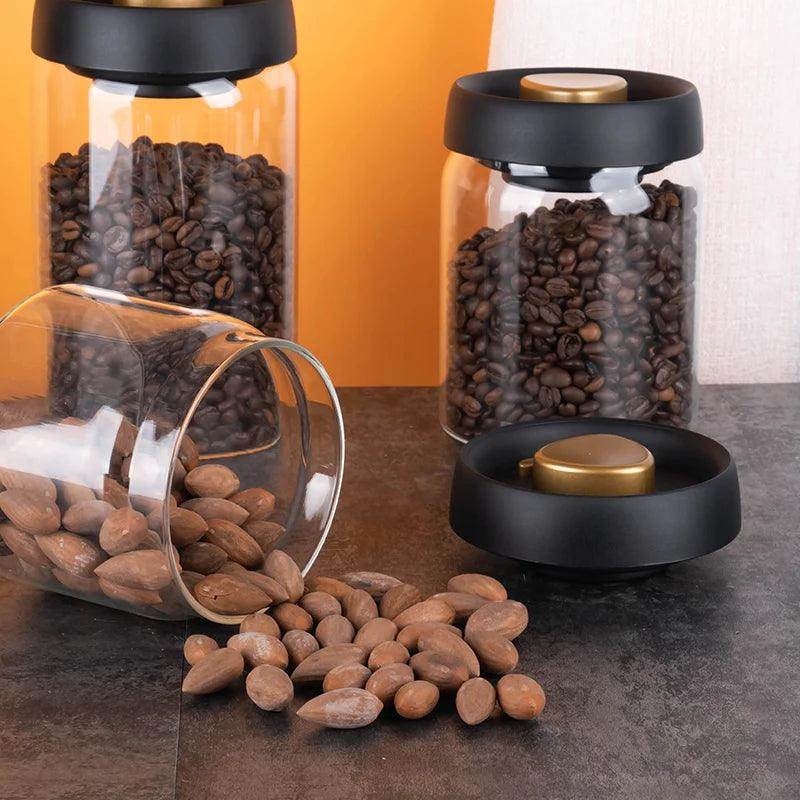 Vacuum Sealed Jug Coffee Beans Airtight Canister - Fabs things