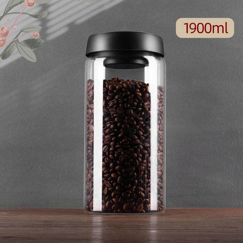 Vacuum Sealed Jug Coffee Beans Airtight Canister - Fabs things