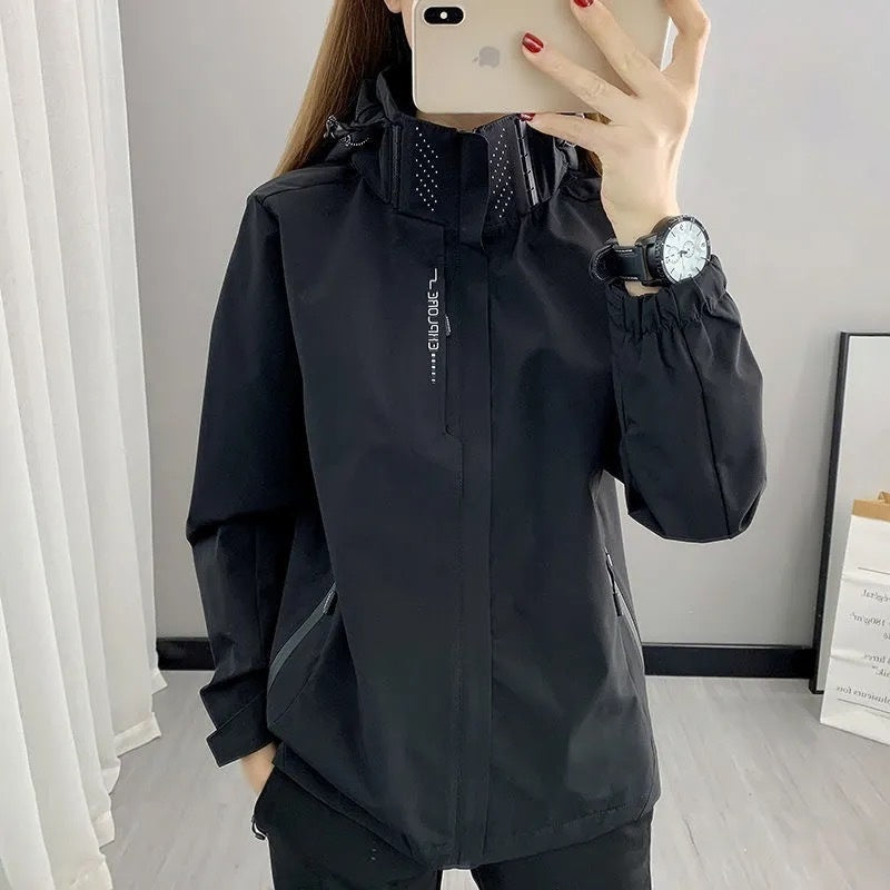 Men's And Women's Waterproof Windproof Jacket Live Jacket Jacket Printable - Fabs things