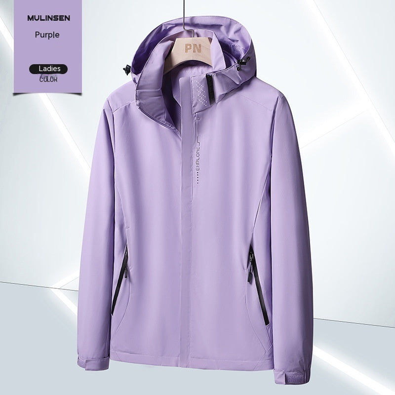 Men's And Women's Waterproof Windproof Jacket Live Jacket Jacket Printable - Fabs things