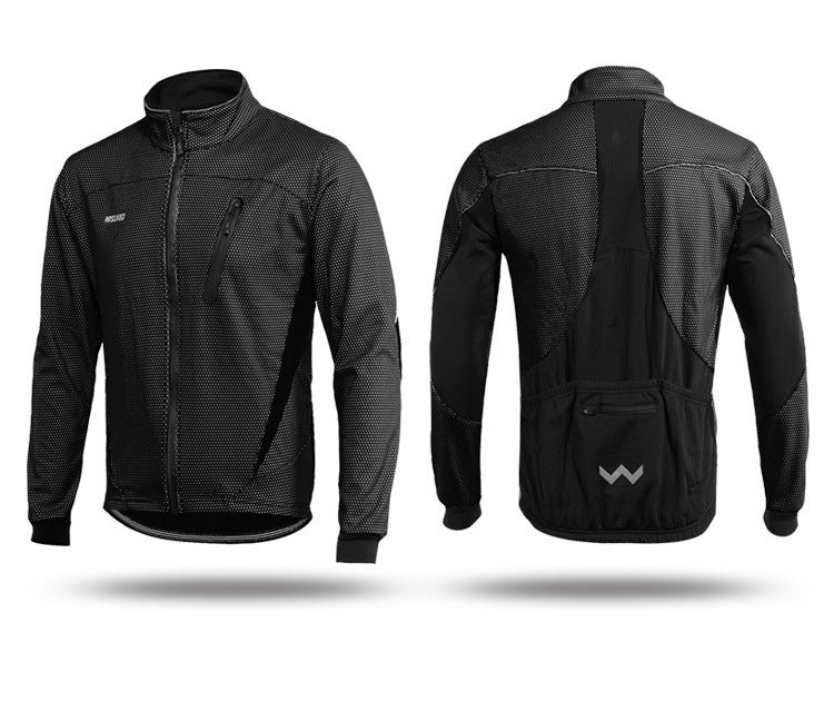 Arsuxeo fleece outdoor sports jacket cycling jersey - Fabs things