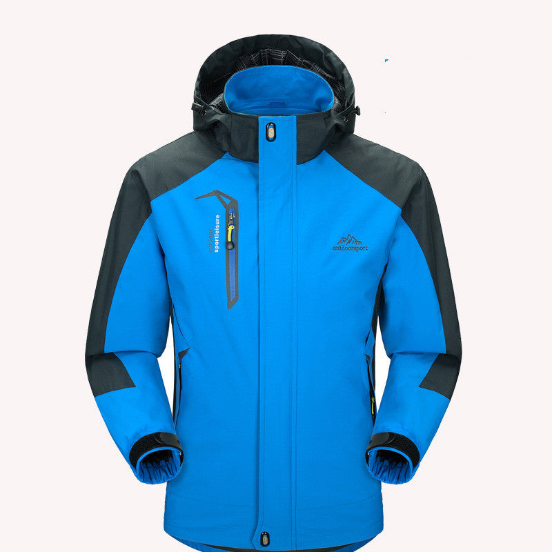 Three-Dimensional Middle-Aged and Elderly Wind and Snow Men's Jacket Women - Fabs things