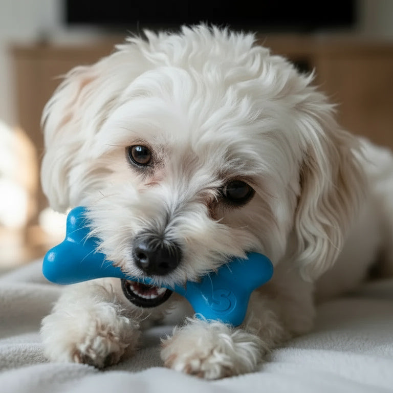 PUP-X Rubber Bone Dog Toy - Durable, Floats, Chew Toy for Large Dogs | USA - Fabs things