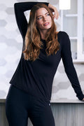 Women's Bamboo Lounge Long Sleeve T-Shirt - Fabs things