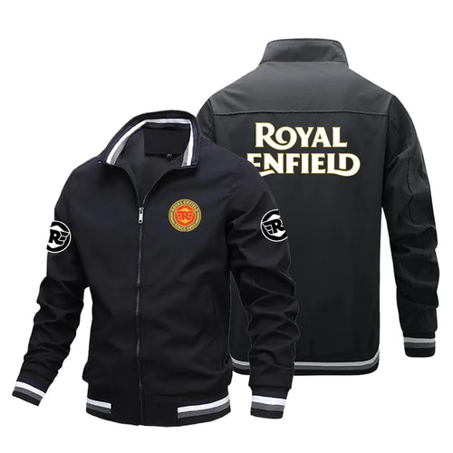 2026 New Retro style Royal Enfield Motorcycle Jacket Racing Jacket Windbreaker Outdoor Sports Bicycle Jacket Men's Clothing tops - Fabs things