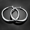 Sterling Silver Hoop Earrings - Fabs things