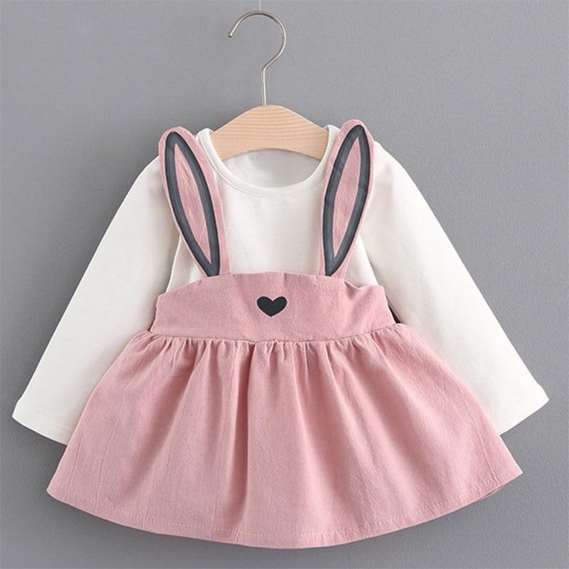Newborn Baby Girl Cartoon Dress With Bag Infant Clothing Toddler Dress In elegant Design Made for Kids - Fabs things