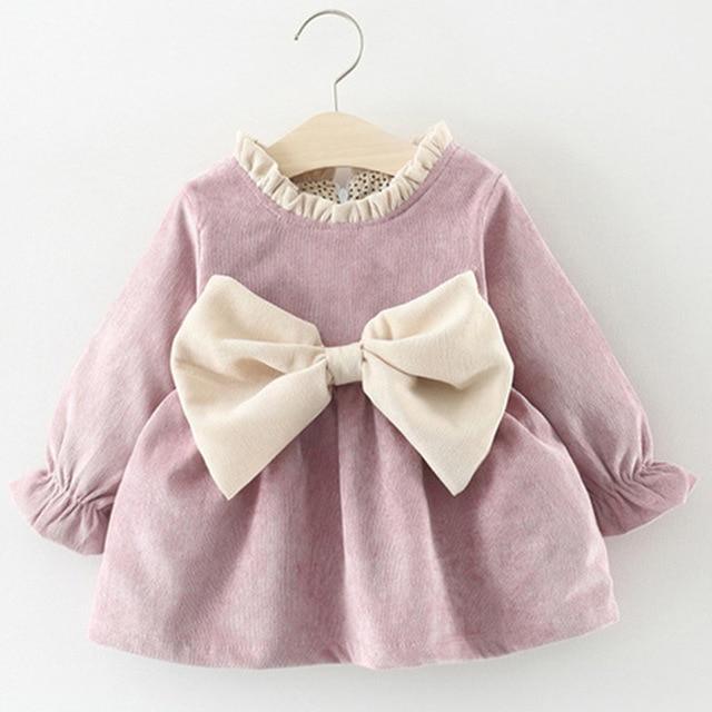Newborn Baby Girl Cartoon Dress With Bag Infant Clothing Toddler Dress In elegant Design Made for Kids - Fabs things