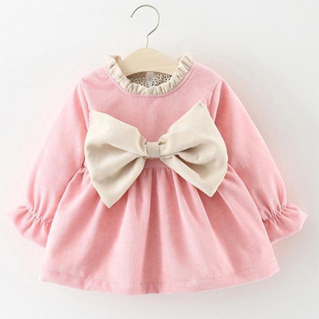 Newborn Baby Girl Cartoon Dress With Bag Infant Clothing Toddler Dress In elegant Design Made for Kids - Fabs things