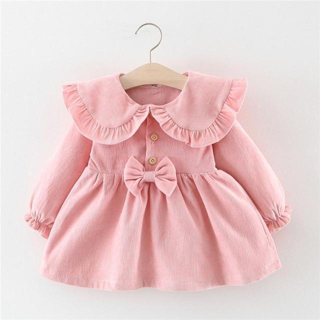 Newborn Baby Girl Cartoon Dress With Bag Infant Clothing Toddler Dress In elegant Design Made for Kids - Fabs things