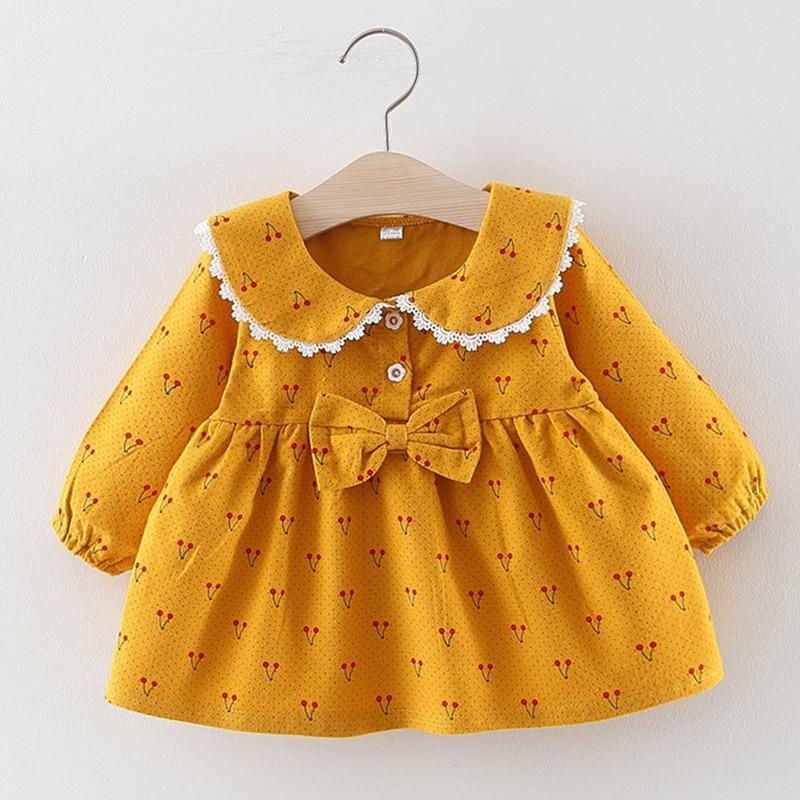 Newborn Baby Girl Cartoon Dress With Bag Infant Clothing Toddler Dress In elegant Design Made for Kids - Fabs things