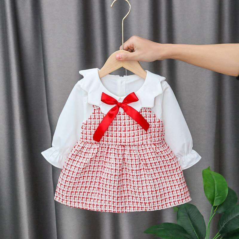 Newborn Baby Girl Cartoon Dress With Bag Infant Clothing Toddler Dress In elegant Design Made for Kids - Fabs things