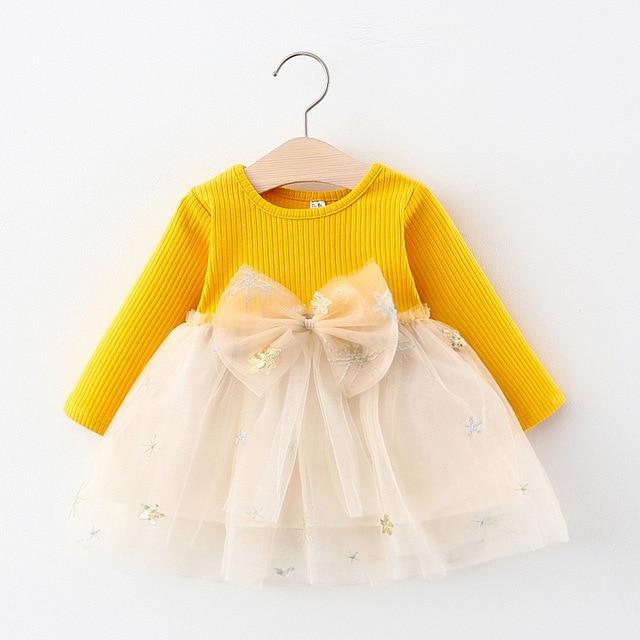 Newborn Baby Girl Cartoon Dress With Bag Infant Clothing Toddler Dress In elegant Design Made for Kids - Fabs things