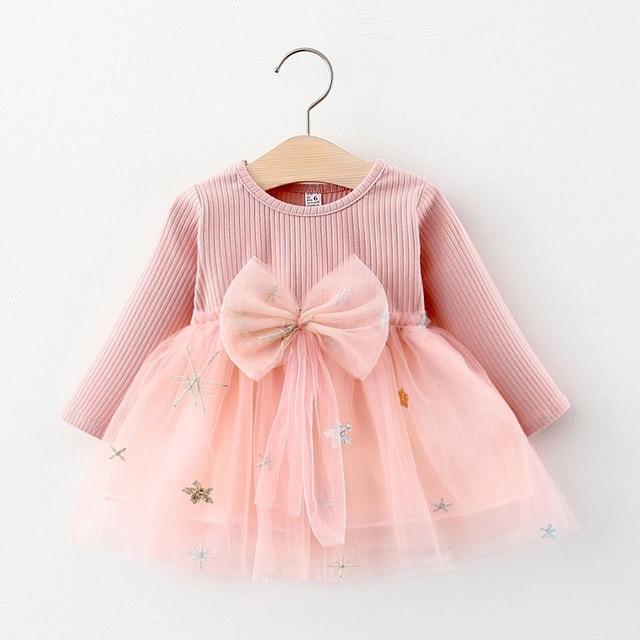 Newborn Baby Girl Cartoon Dress With Bag Infant Clothing Toddler Dress In elegant Design Made for Kids - Fabs things