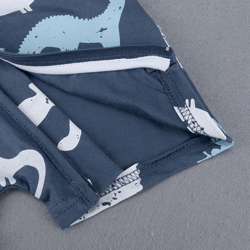 Modern Printed Newborn Baby Short Sleeved Cotton Jumpsuit Infant Cartoon Animal Costumes Clothing For Girls and Boys Kids - Fabs things